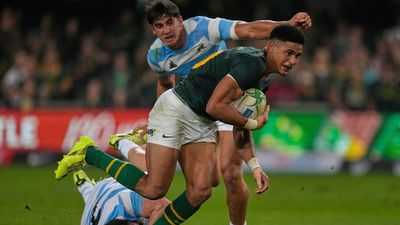 Sport,argentina south africa rugby,springboks,Sacha Feinberg-Mngomezulu  record,percy montgomery record,Sacha Feinberg-Mngomezulu,